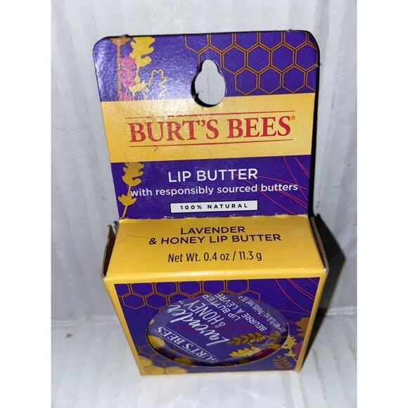 Burt's Bees Lip Butter Lavender & Honey 0.4oz ( Lot of 3 ) New - Picture 2 of 5